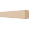 Ekena Millwork 6in. W x 6in. H x 32in. L Block Woodgrain TimberThane Rafter Tail, Primed Tan RFTUR06X06X32BLKRCPR - alternate 1